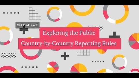 Exploring the Public Country-by-Country Reporting Rules