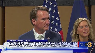 Youngkin unveils new initiative to reduce recidivism, help released inmates re-enter society