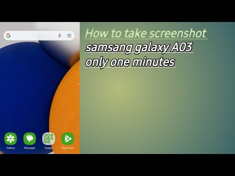 how-to-take-screenshot-samsang-galaxy-a03-only-one-minutes