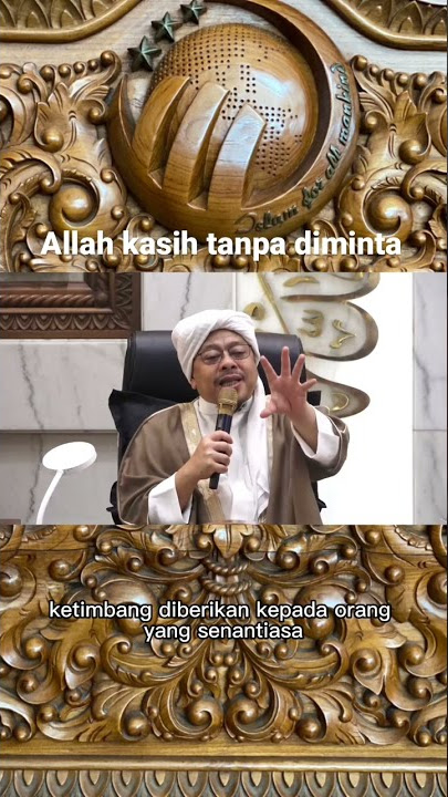 Allah kasih tanpa diminta