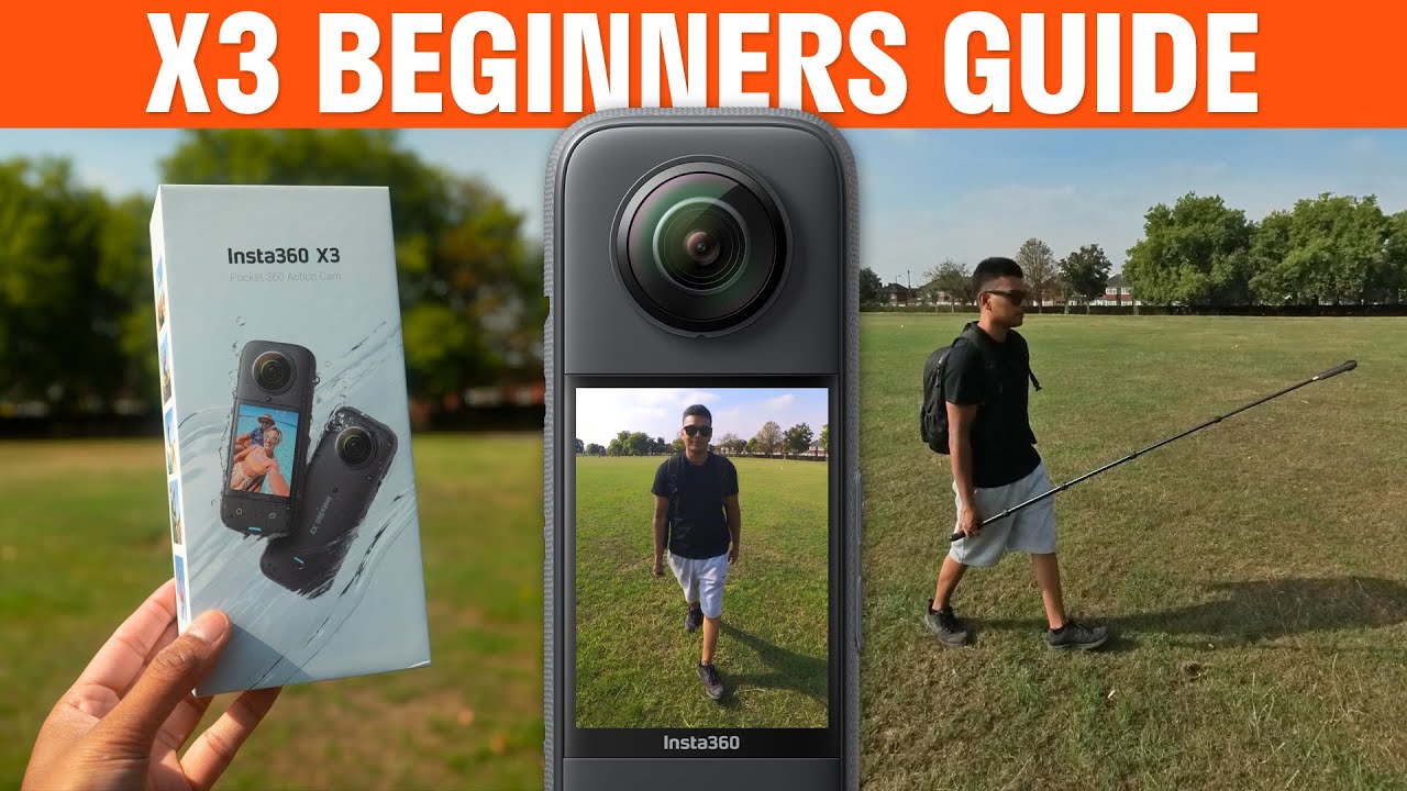 Insta360 X3: Quick Start Beginners Guide | Make Your First Reframed 360  Video