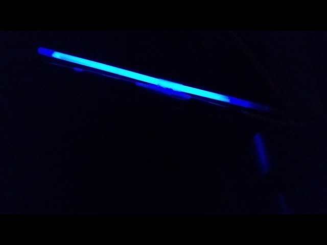 Diy glow stick holder for fishing 