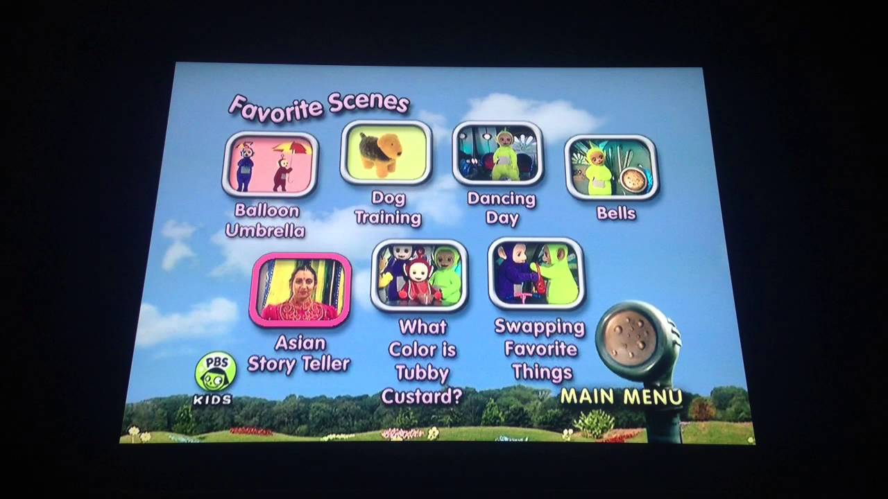 teletubbies dvd menu