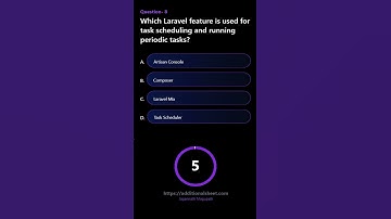 Which Laravel feature is used for task scheduling and running periodic tasks