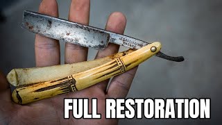 Restoring an Old Rusty Straight Razor - [NLH 8]