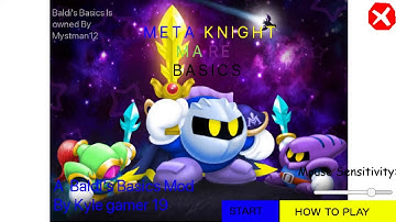 META KNIGHTMARE Basics [Baldi Mod]