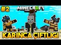 DEVASA PILLAGER KÖYÜ!!! | Minecraft PE Karınca Çiftliğinde Survival | #2