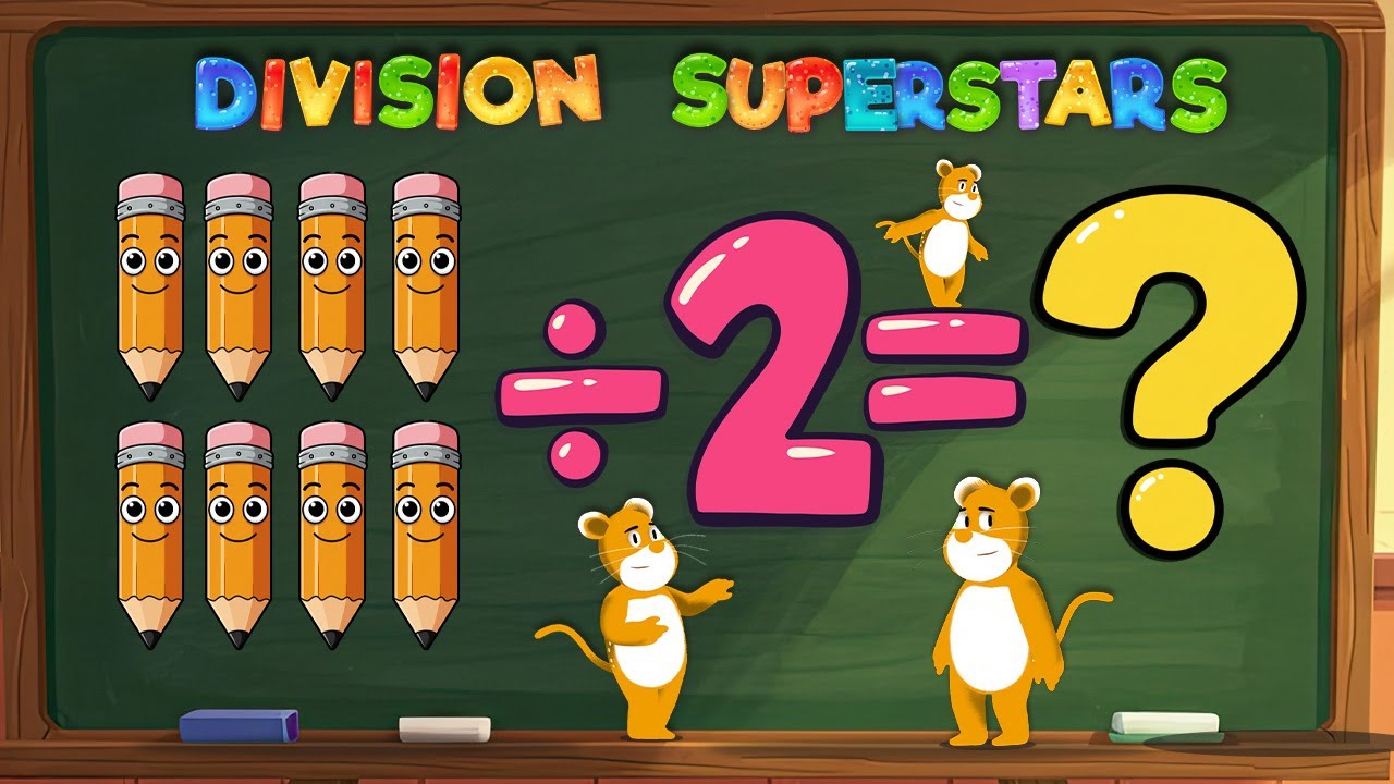 Learn Division the Fun Way! 🍪 Division for Kids Easy Tricks to Share ...