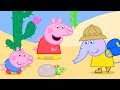 Peppa Pig Official Channel | Peppa Pig Looks for a Lizard in a Sanding Desert