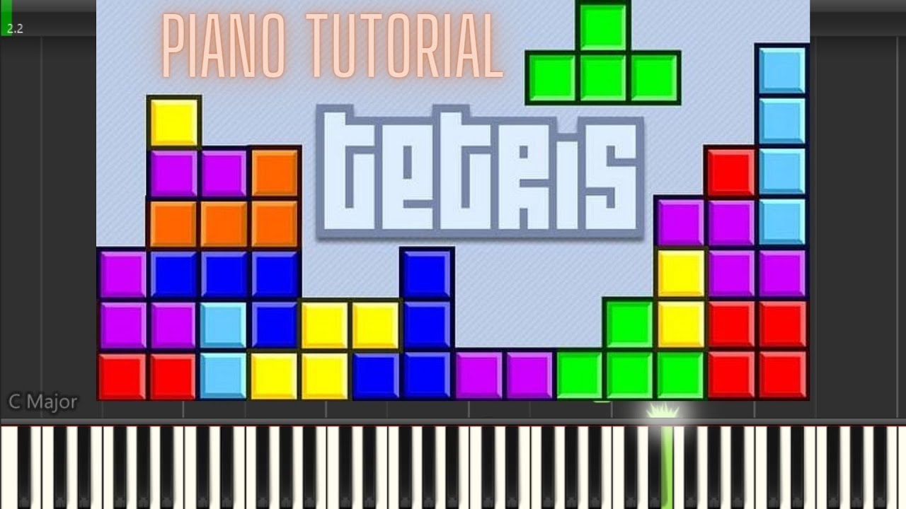 Tetris Main Theme - Piano Tutorial - YouTube
