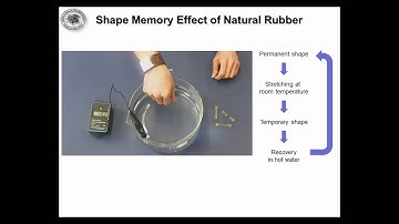 Shape Memory Effect of Natural Rubber