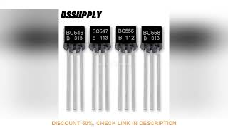 Transístores de BC546B TO-92 BC547B BC556B BC558B TO92 BC546 BC547 BC556 BC558 50 PCes