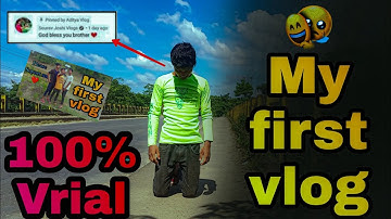 MY FIRST VLOG ❤️❤️ || VIRAL FIRST VLOG ON YOUTUBE @ActiveRahul @YoutubeWaleBaba86
