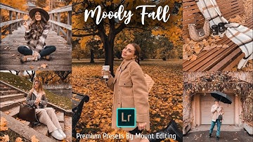 Moody Fall Lightroom Mobile Presets| Autumn Filter Presets| Fall Filter Presets| October Presets