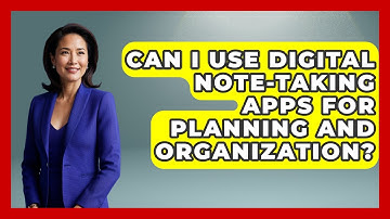 Can I Use Digital Note-taking Apps For Planning And Organization? - Ultimate Study Hacks