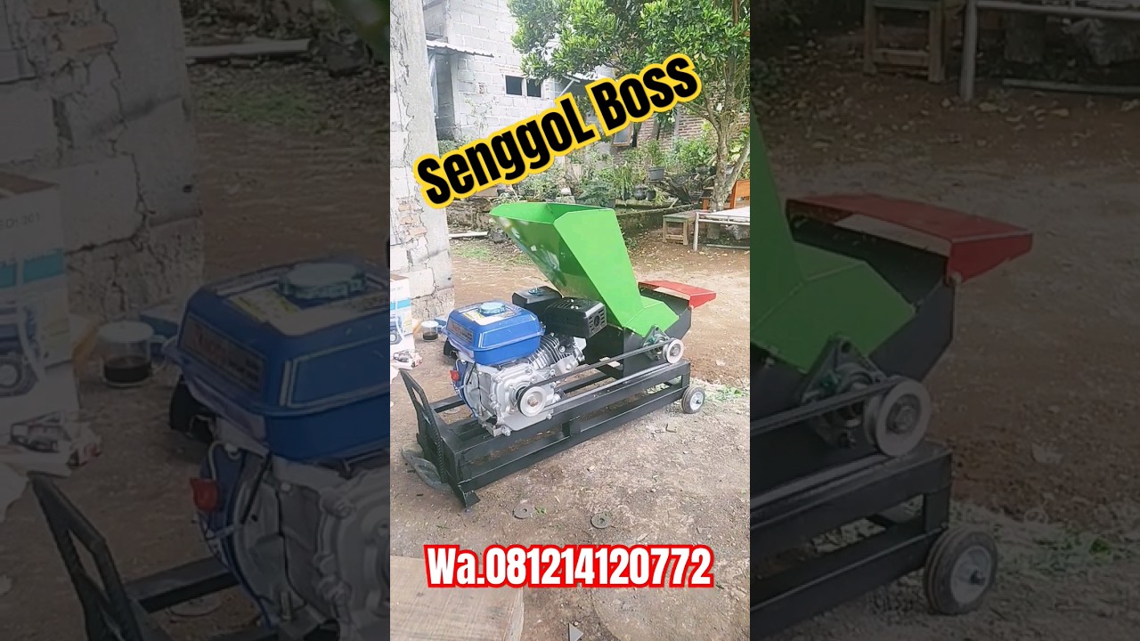 mesin pencacah rumput 