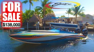 Family Friendly Speed Boat THIS IS THE BOAT YOU WANT TO BUY!! (28 Skater w/twin 400s)