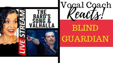 LIVE REACTION & FIRST LISTEN Blind Guardian "THE BARD
