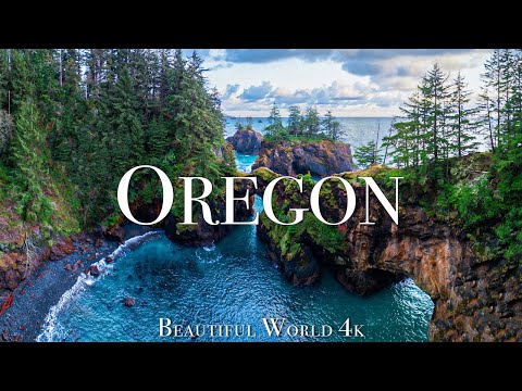 Oregon 4K Nature Relaxation Film - Relaxing Piano Music - Natural Landscape