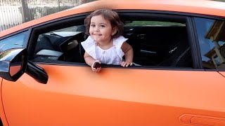 BABY DRIVES LAMBO!!! (THE FIRST BABY DRIVER)