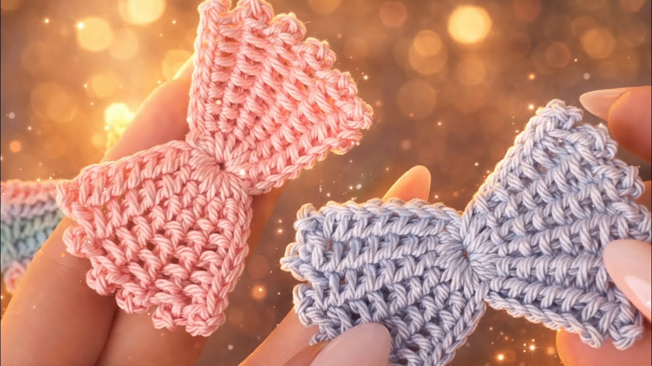 ЭТО ЧУДО вяжется за 5 минут 🎀 How to crochet pretty bow