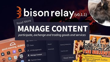 Bison Relay - Manage Content