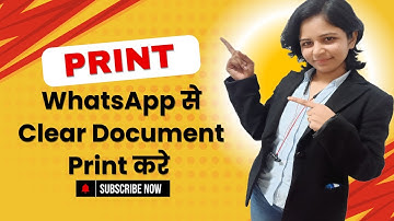 How to print clear Document Through WhatsApp with MS Word