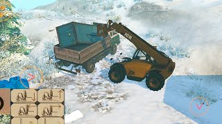 Loading Heavy Container On Truck With Loader | 4wheel Offroad Driving Android Gameplay HD screenshot 2