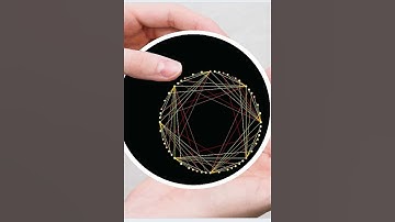 Abstract string art pattern 2