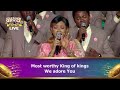 August communion service  praise night  loveworld singers  most worthy king of kings