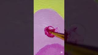 easy flower painting 🖌️🌷youtubeshorts #art #acrylicscenery #painting #acrylicpainting
