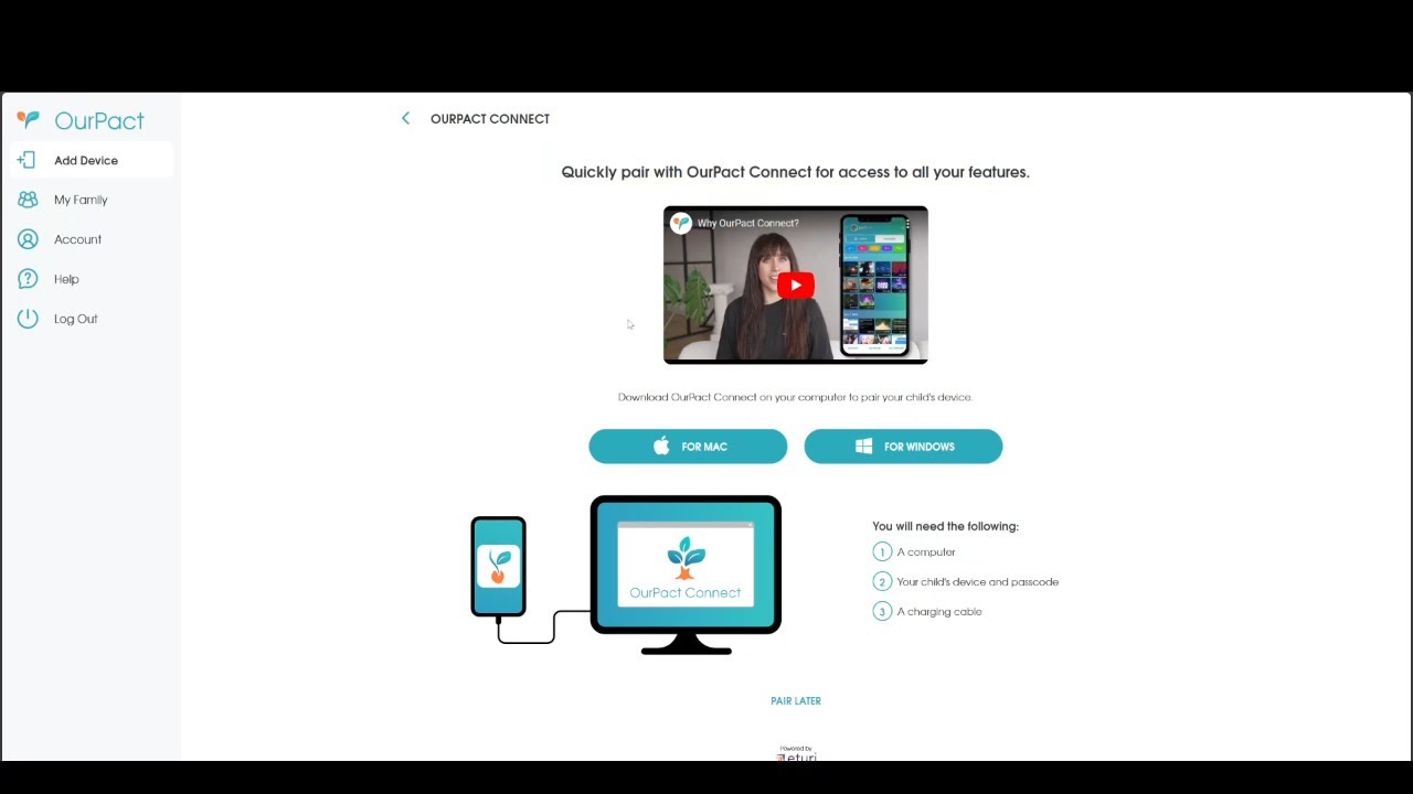Installing OurPact on an iPhone or iPad - YouTube