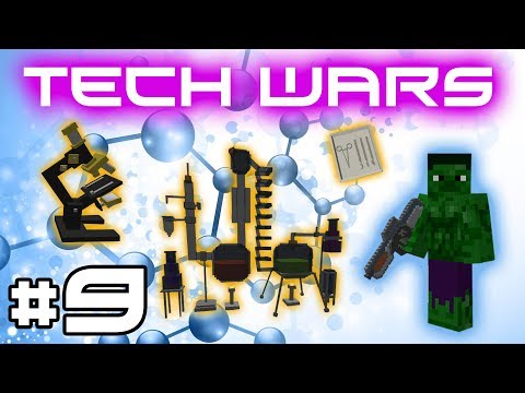 Minecraft Tech Wars - Crashed Space Ship! #9