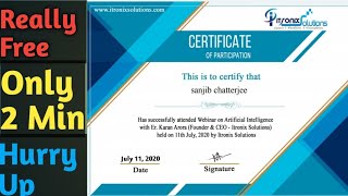 Machine Learning Certification | Online Machine Learning Certification |Online Course with Certifict