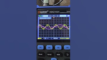 MESSING AROUND WITH MY OSCILLOSCOPE.CHECKING OUT AN SCR IN OPERATION. #oscilloscope #scr