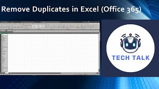 Quick Video On How To Remove Duplicates in Excel (Office 365)