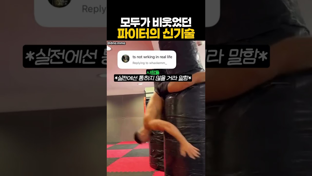 모두가 비웃었던 파이터의 신기술