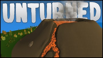 HUGE VOLCANO BASE! (Unturned Building)