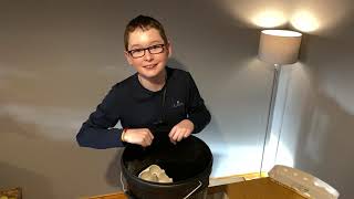 Xander's budget moth trap Jan 2020