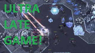 ULTRA LATE GAME - SC2 AI - Eris vs Sharkbot