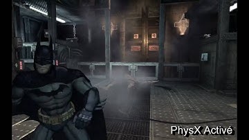 Batman Arkham Asylum : PhysX vs no PhysX (part 1/3)
