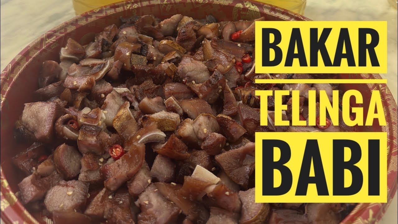 CARA BAKAR TELINGA BABI | NYAMAI