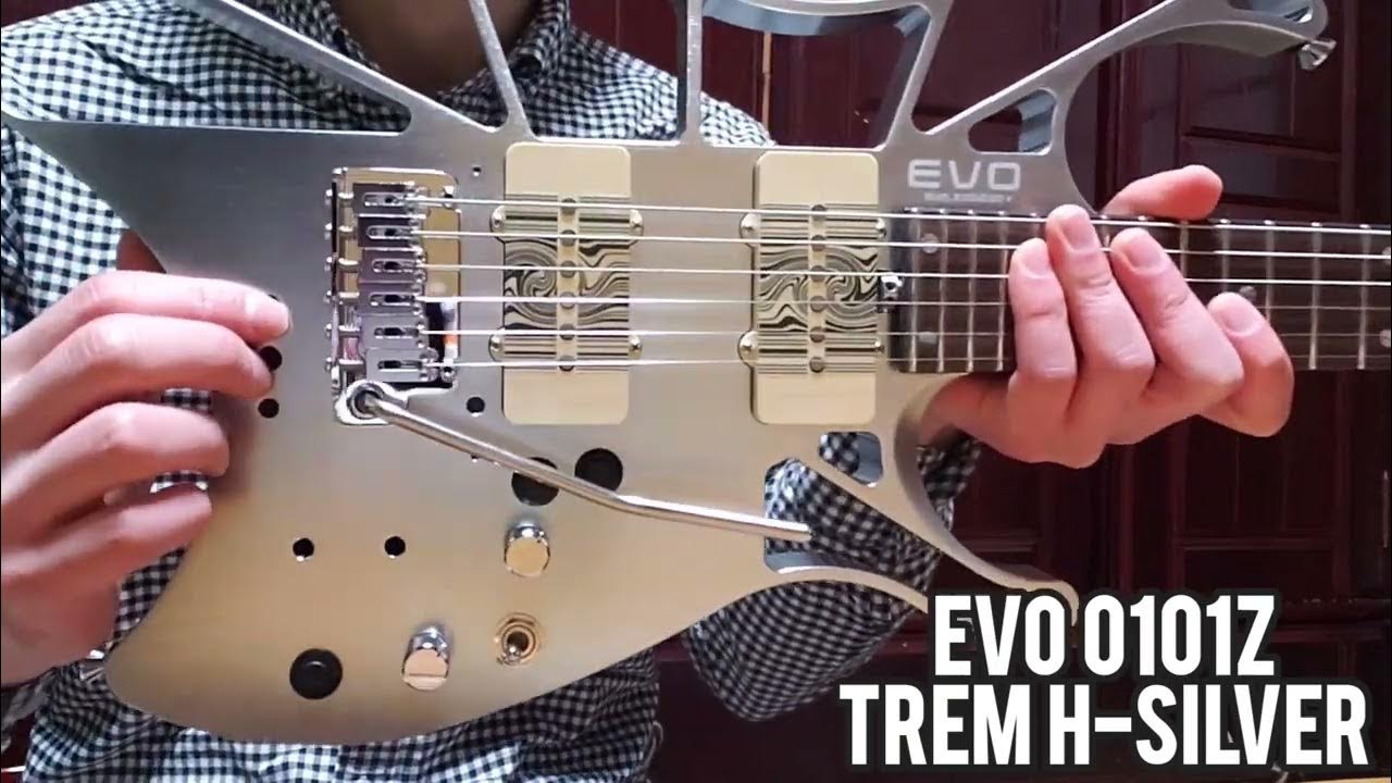 新しいギターを購入しました Evo 0101z Trem H Silver Phytoelectron Seed仕様 Youtube