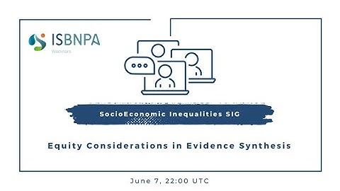 Webinar SocioEconomic Inequalities, June 2023