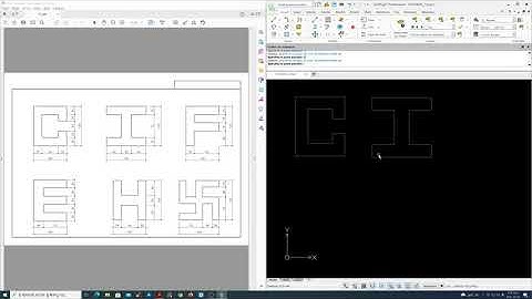 DraftSight for Beginners Example 1 French : LIGNE , Ortho activé