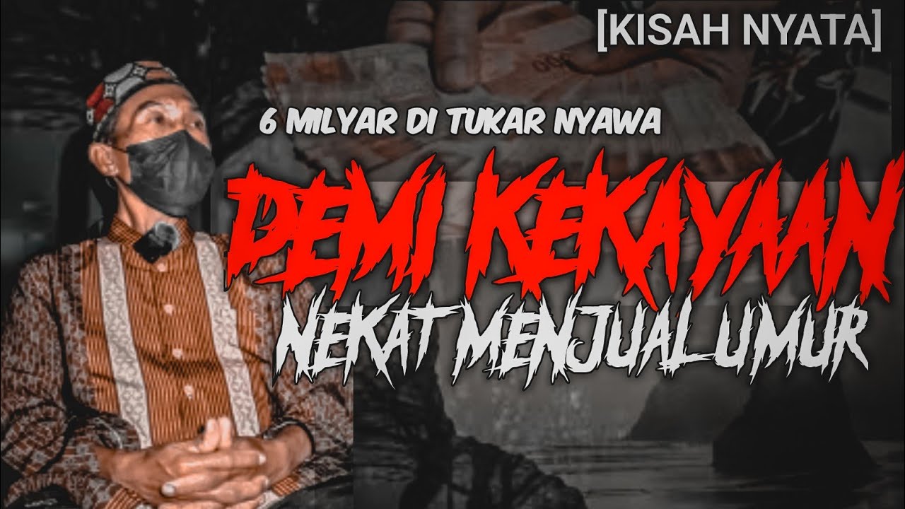 INGIN CEPAT KAYA SAYA MENGAMBIL JALAN PINTAS RITUAL PESUGIHAN JUAL UMUR