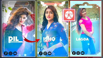 How to Glitch effect WhatsApp status editing by kinemaster | kinemaster status editing ||