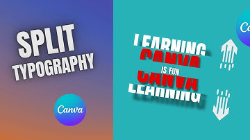 How to Animate Split Text in Canva [Easy Tutorial] #SplitTextAnimation