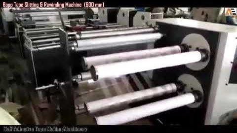 # Bopp Tape Slitting Rewinding machine #, # Cello Tape cutting Machine # , 9725930061