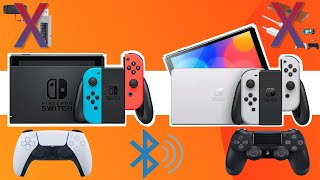 Kết nối tay PS4 PS5 Xbox cho Switch không cần USB được không ?